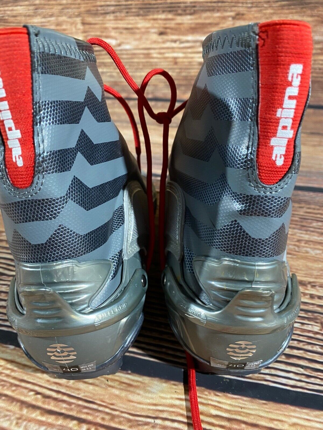 Alpina SCL Nordic Cross Country Ski Boots Size EU40 US7.5 for NNN