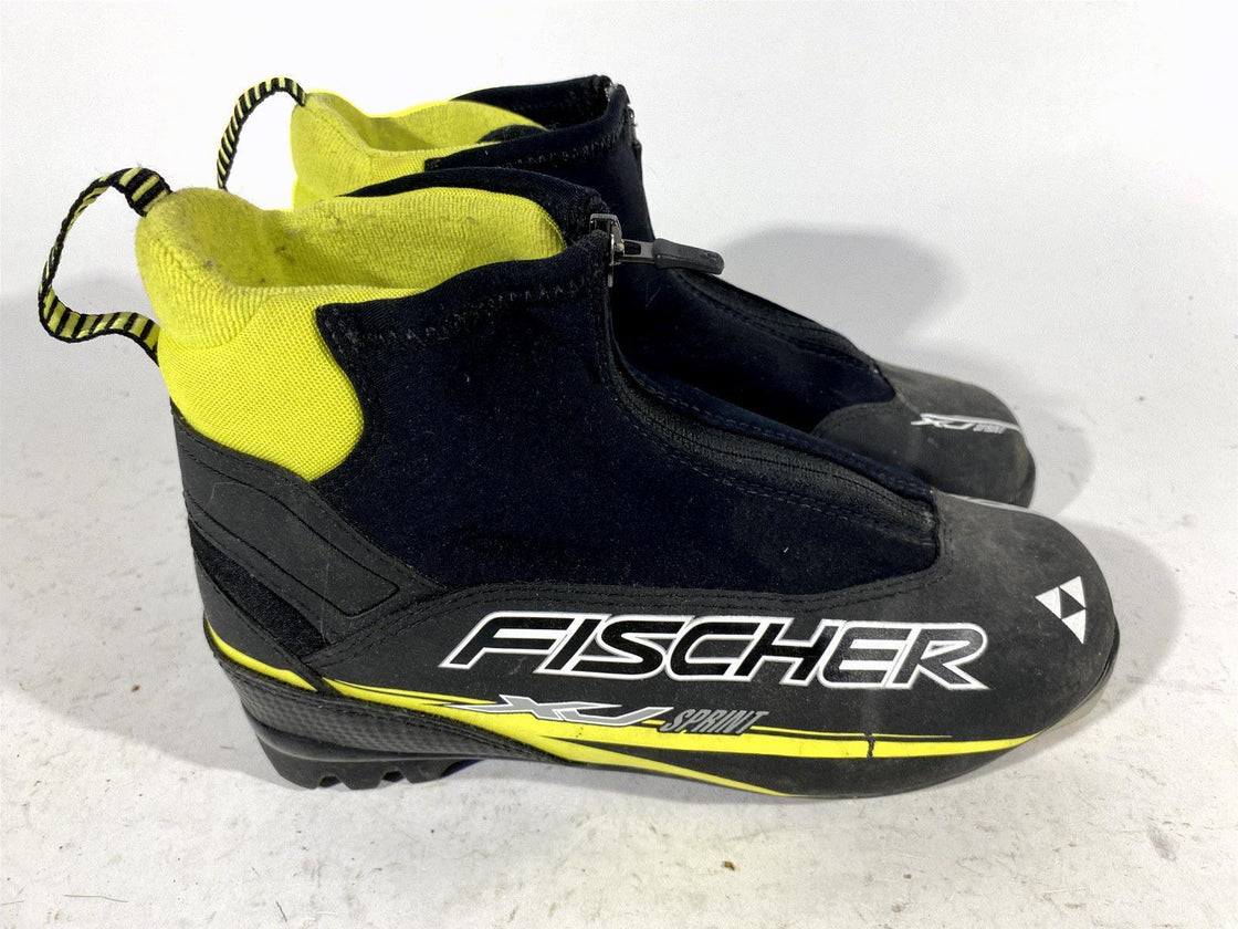 Fischer XJ Sprint Nordic Cross Country Classic Ski Boots Size EU40 US7.5 NNN 100