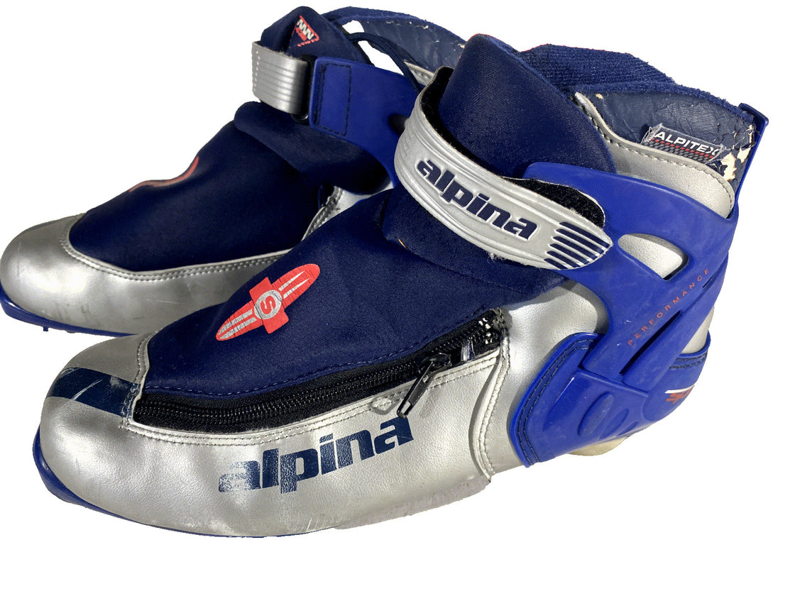 Alpina Sport Cross Country Ski Boots Classic Size EU43 US9.5 NNN Rottefella