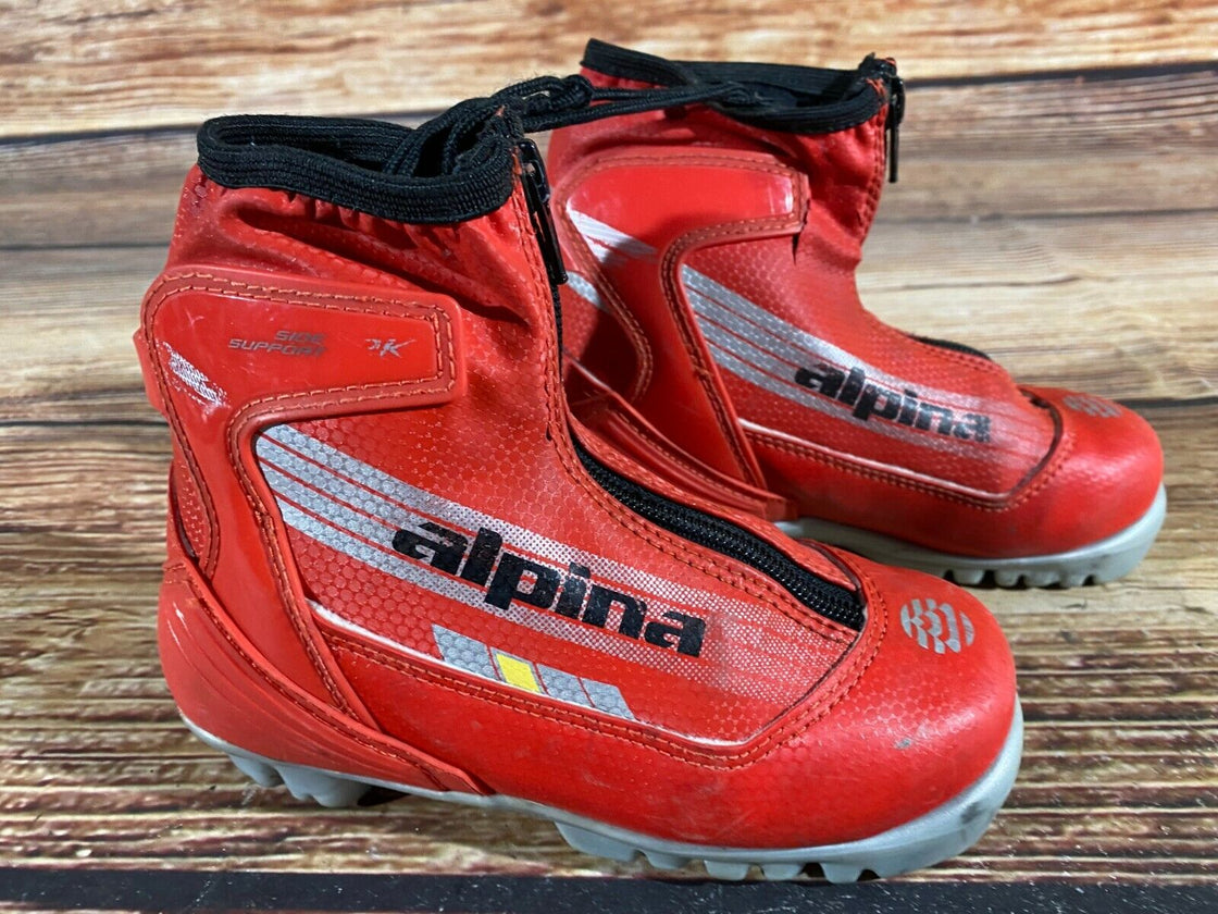 Alpina RK Kids Nordic Cross Country Ski Boots Size EU30 US12 for NNN A-244