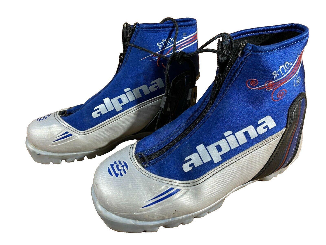 Alpina ST10L Nordic Cross Country Ski Boots Size EU35 US3.5 NNN