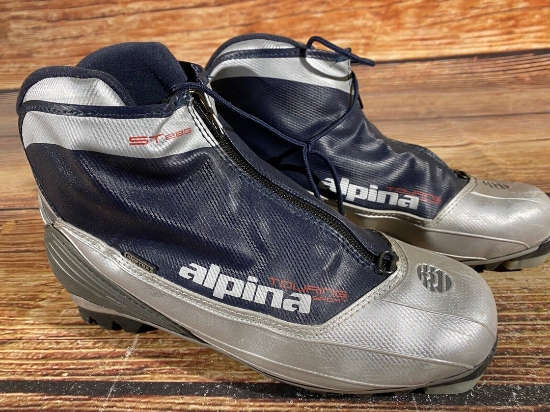 Alpina ST28G Nordic Cross Country Ski Boots Size EU42 US9 for NNN