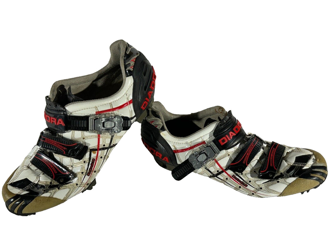 DIADORA Carbon Cycling MTB Shoes Biking Boots EU42 US8 Mondo 262 cs201