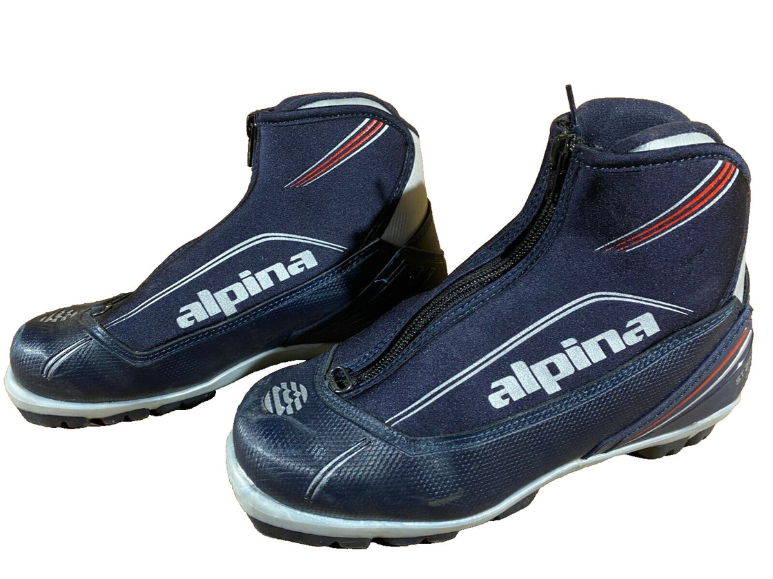 Alpina ST20 Nordic Cross Country Ski Boots Size EU37 US5 for NNN