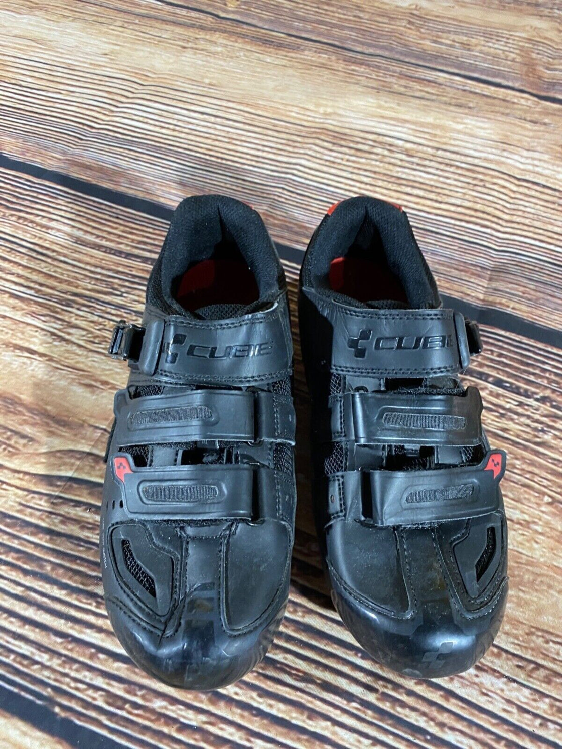 CUBE Road Cycling Shoes Biking Boots 3 Bolts Size EU38, US5.5, Mondo 240