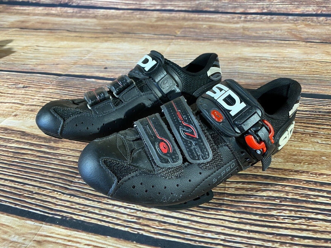 SIDI S-PRO Carbon Road Cycling Shoes Biking Boots Shoes EU40 US6.5 Mondo 244