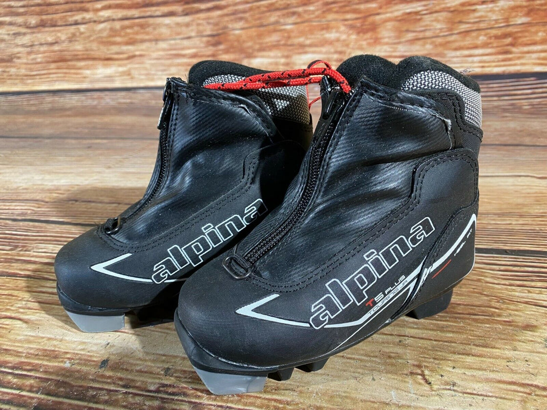 Alpina T5 Plus Kids Nordic Cross Country Ski Boots Size EU25 US8.5 for NNN A-119