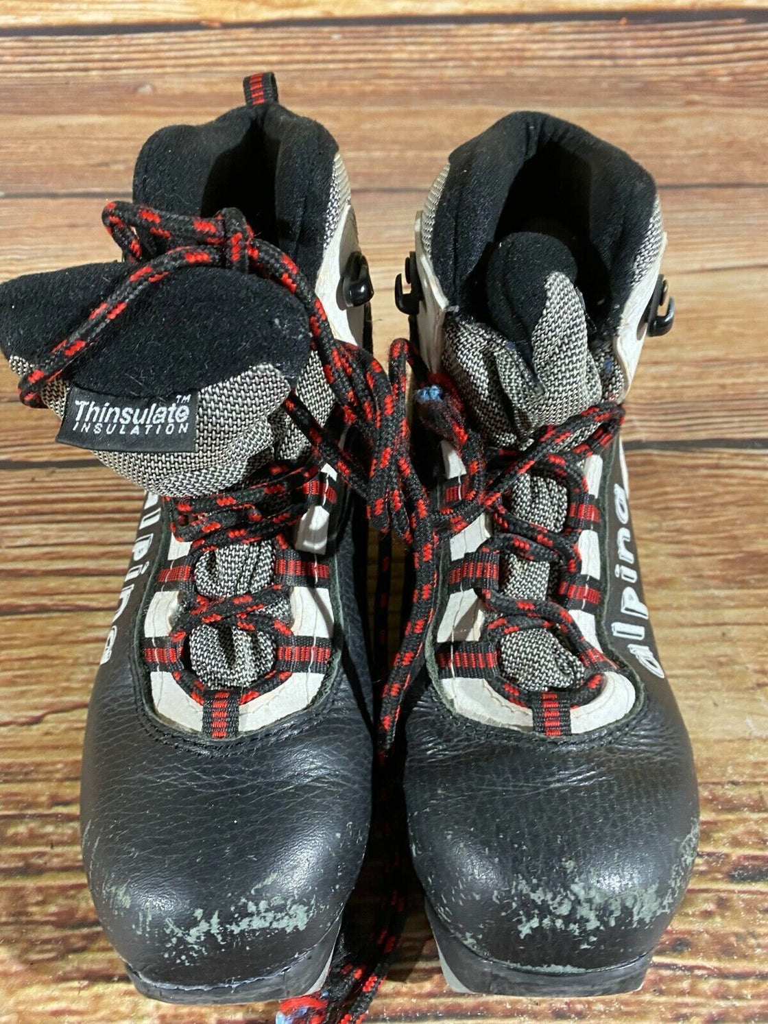 Alpina T5 Kids Nordic Cross Country Ski Boots Size EU25 US8.5 for NNN A-275