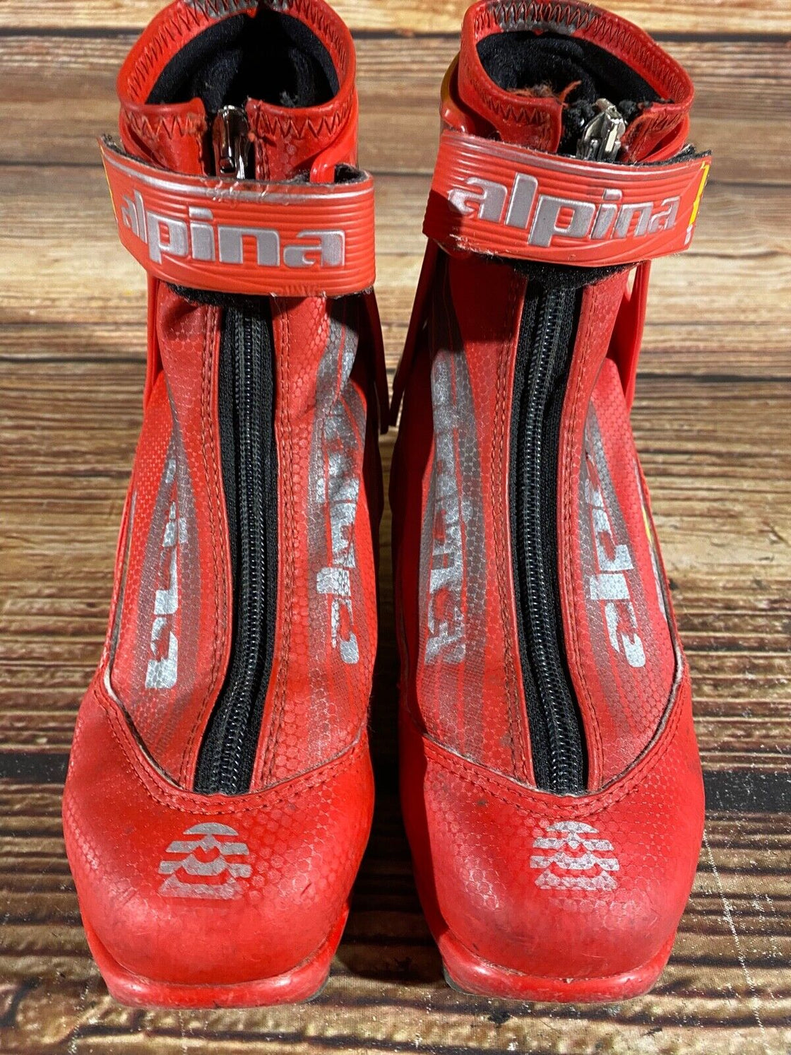 Alpina RJ Nordic Cross Country Ski Boots Size EU34 US3 for NNN