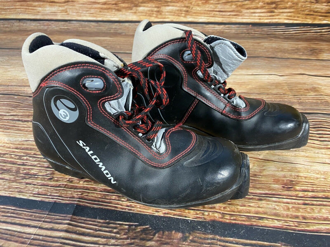 SALOMON E3 Nordic Cross Country Ski Boots Size EU37 US5 SNS Profil