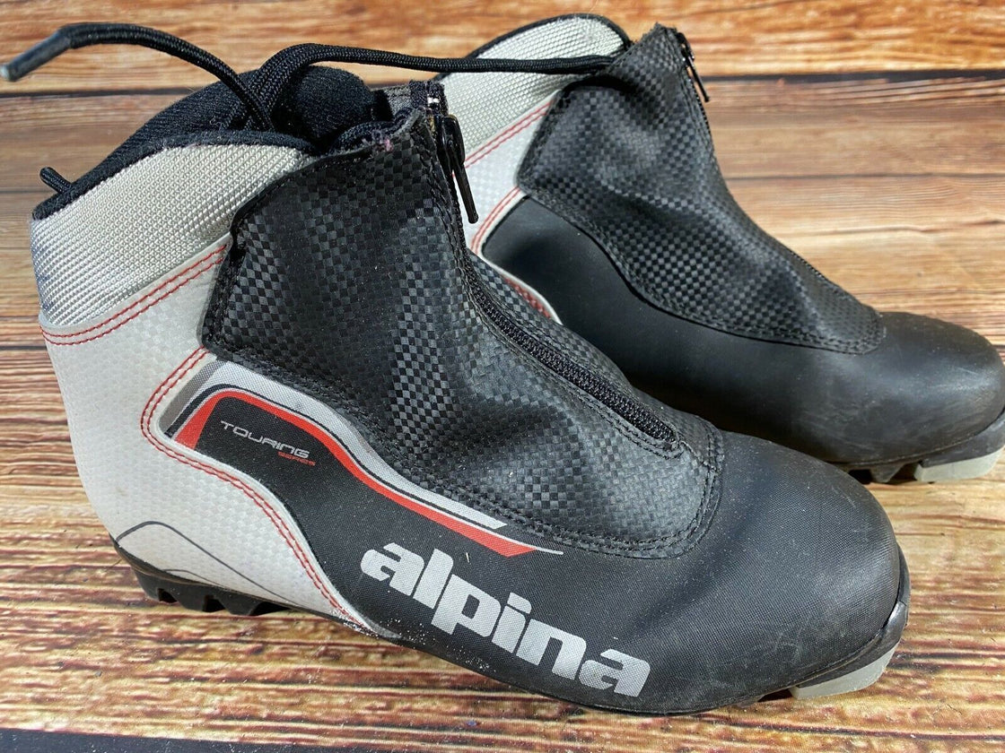 Alpina Touring Nordic Cross Country Ski Boots Size EU39 US7 NNN bindings