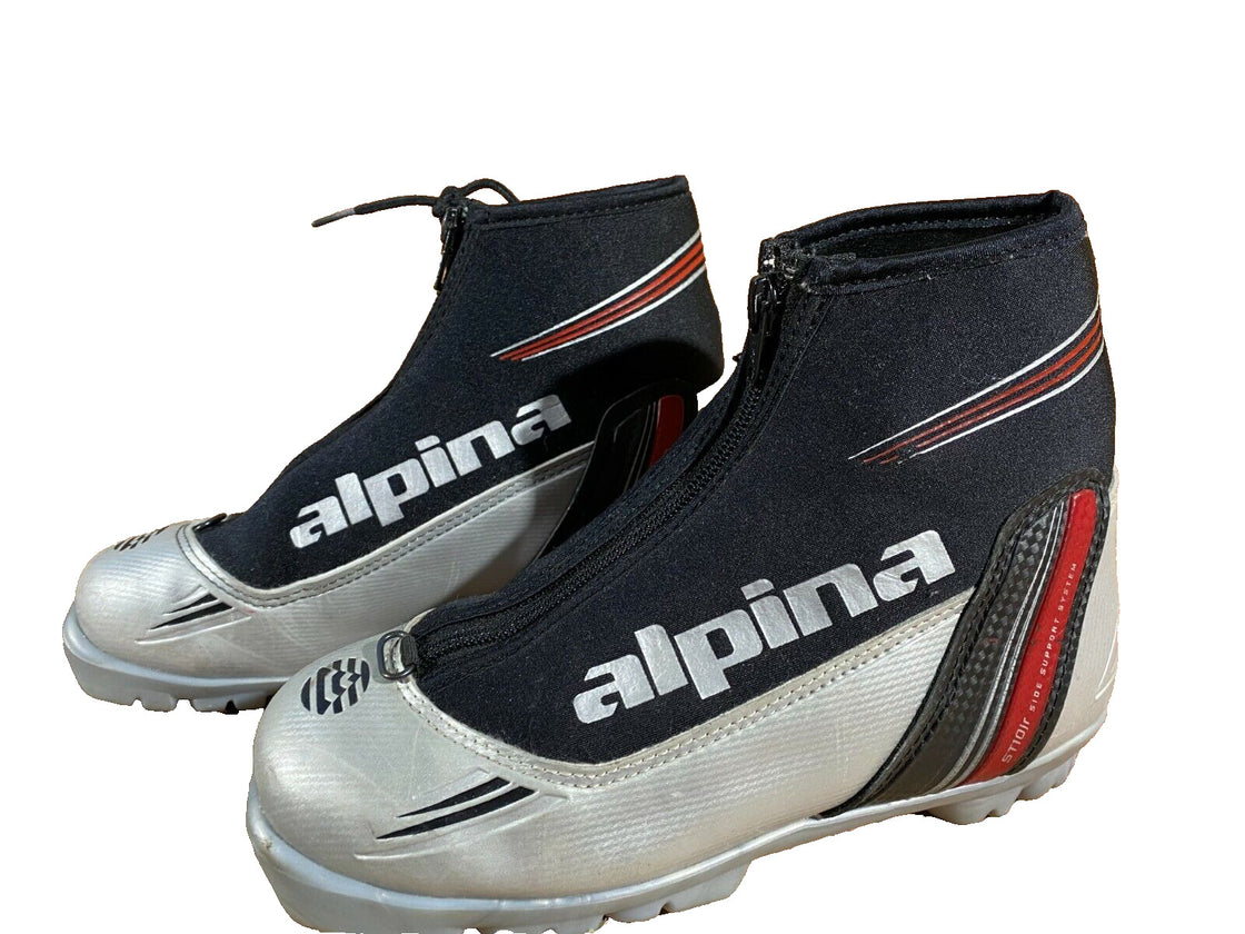 Alpina ST10 Jr Nordic Cross Country Ski Boots Size EU36 US4.5 for NNN