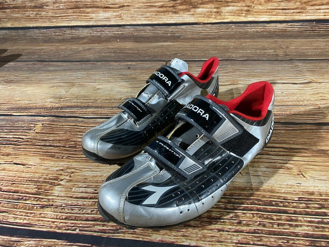 DIADORA X-Phantom Cycling MTB Shoes Mountain Biking Boots Size EU 42 with Cleats