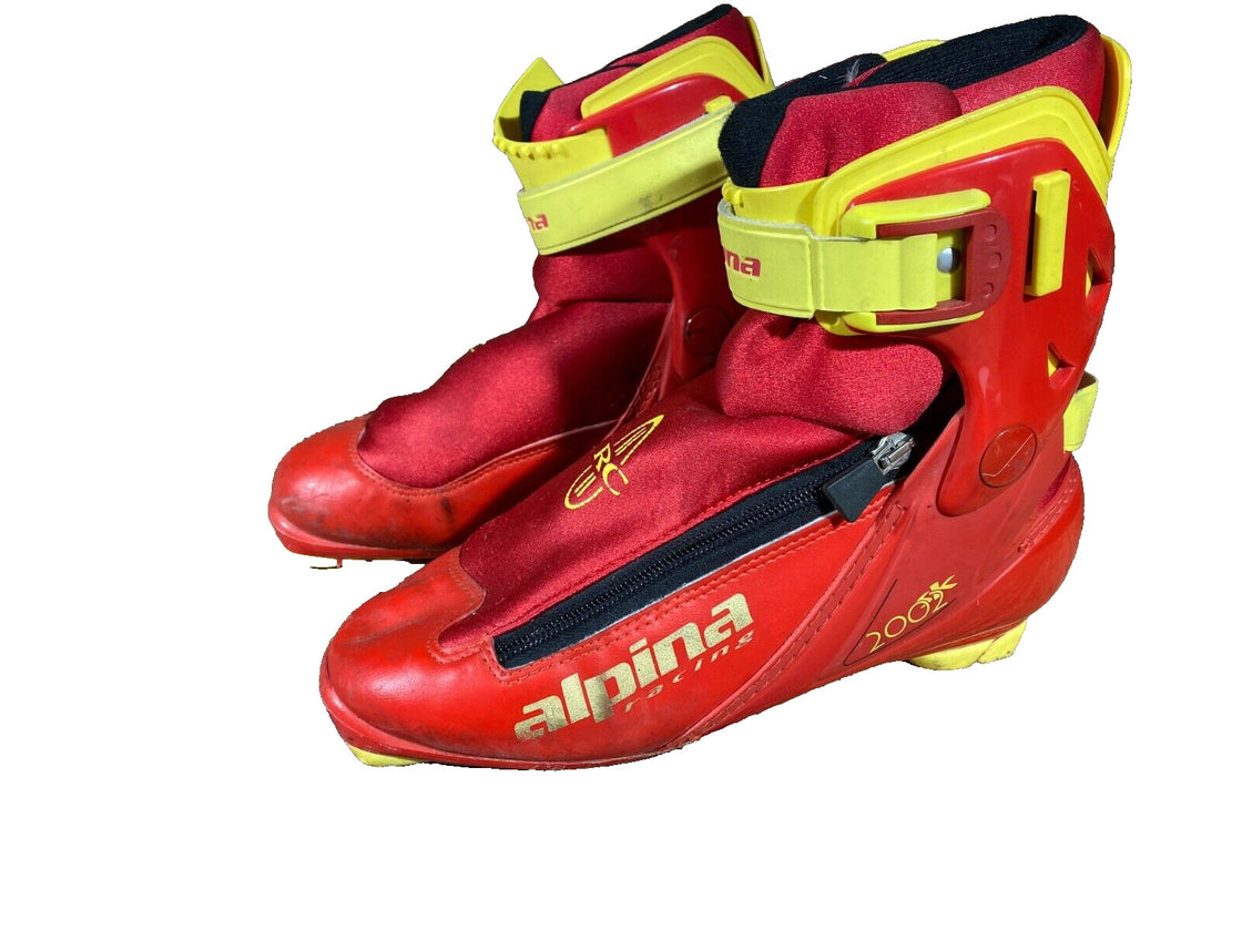 Alpina Racing 2002 Nordic Cross Country Ski Boots Size EU39 US7 NNN