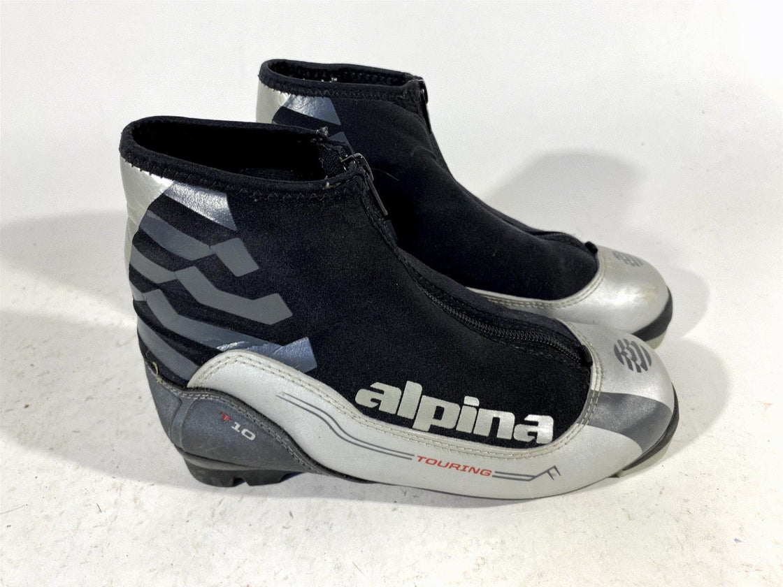 Alpina T10 JR Nordic Cross Country Classic Ski Boots Size EU37 US5 NNN 98