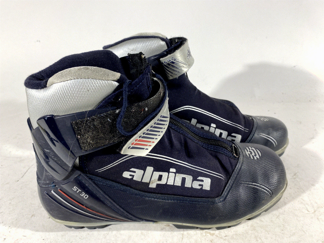 Alpina ST30 Combi Nordic Cross Country Ski Boots Size EU42 US9 for NNN 220