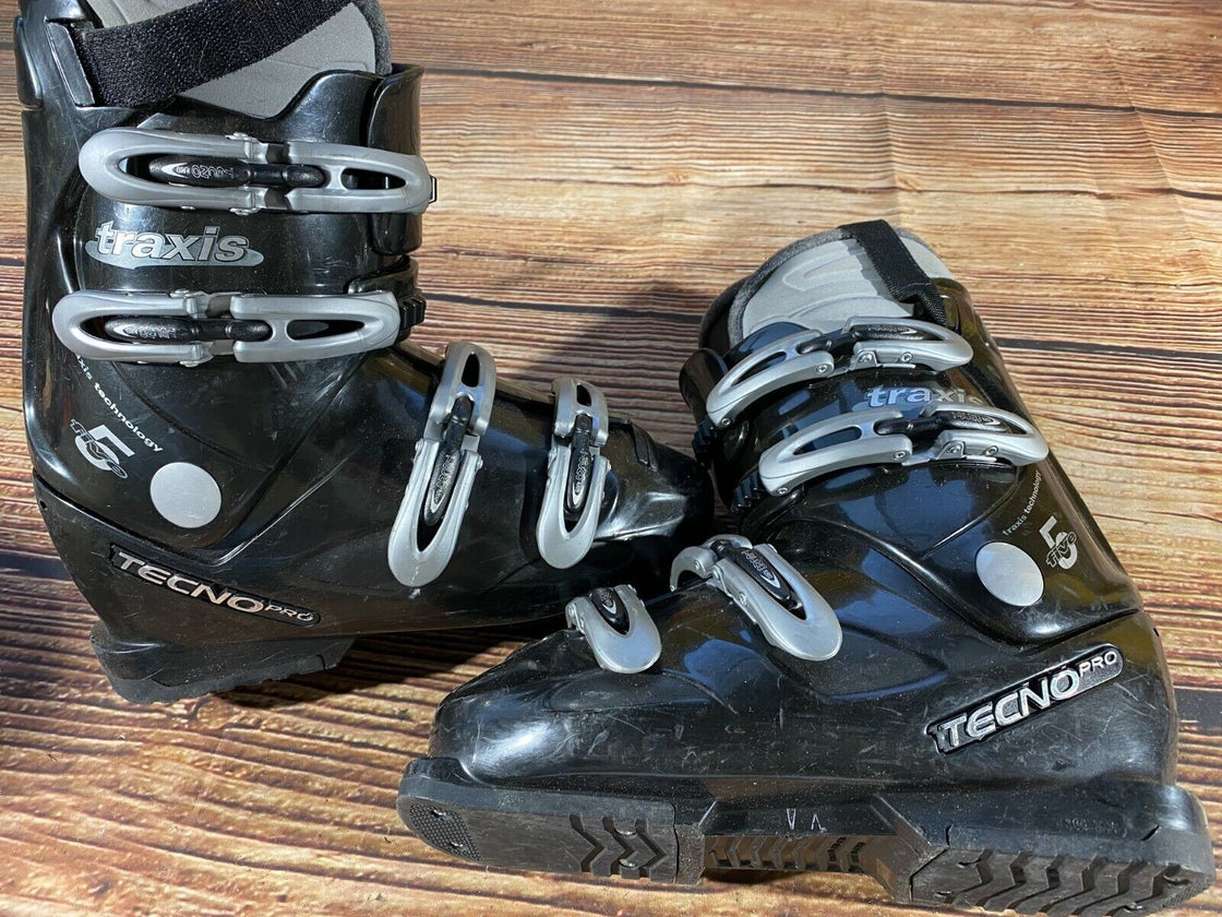 Tecno Alpine Ski Boots Downhill Size Mondo 255 mm, Outer Sole 305 mm DH170