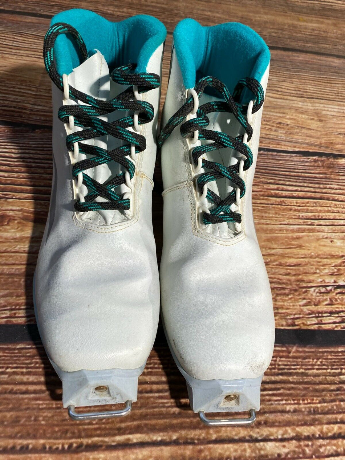 Tecno Pro Nordic Cross Country Ski Boots Size EU41 US8 SNS Old Bindings
