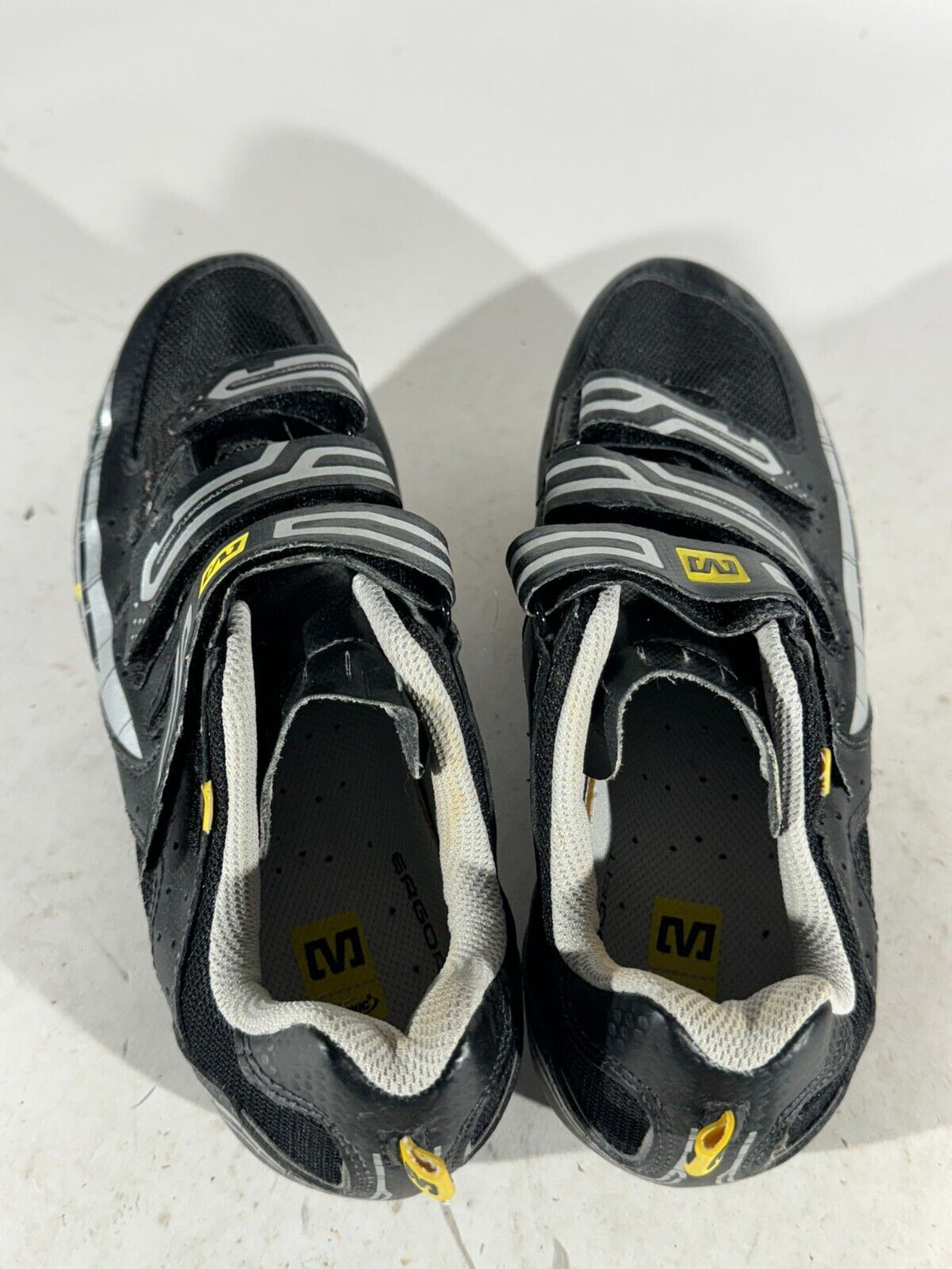 MAVIC Road Cycling Shoes 3 bolt EU38 2/3 US6 Mondo 245 cs484