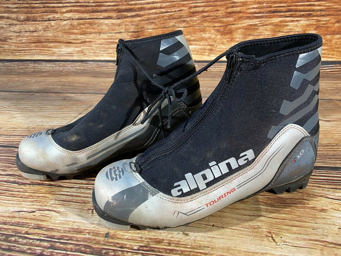 Alpina T10 Nordic Cross Country Ski Boots Size EU39 US7 NNN bindings