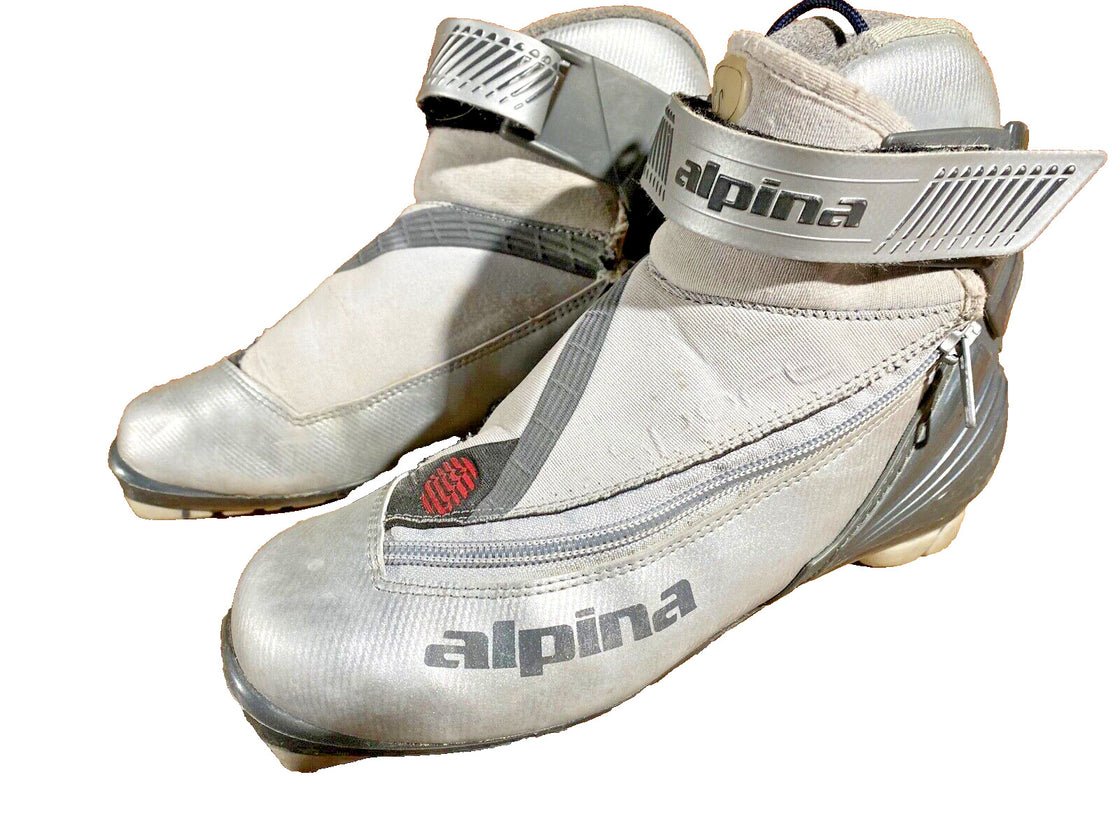 Alpina SP25L Nordic Cross Country Ski Boots Size EU37 US5.5 for NNN