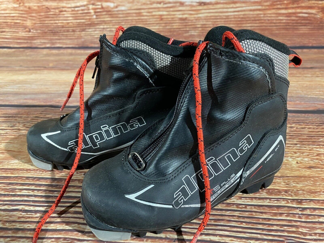 Alpina T5plus Kids Nordic Cross Country Ski Boots Size EU30 US12 NNN A-1340