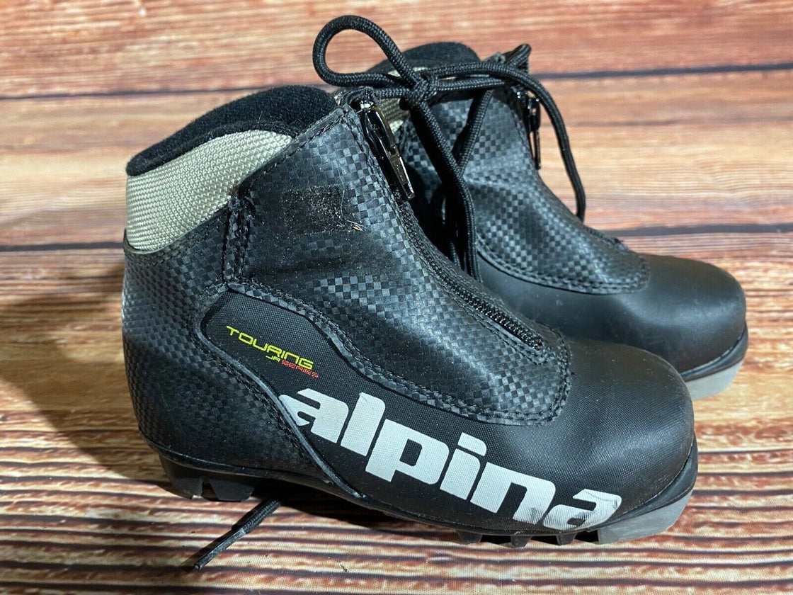 Alpina Touring Kids Nordic Cross Country Ski Boots Size EU30 US12 NNN A-1358