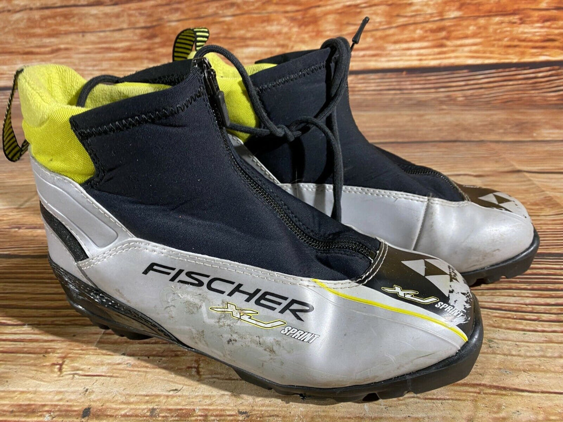 Fischer XJ Sprint Nordic Cross Country Ski Boots Size EU39 US7 for NNN