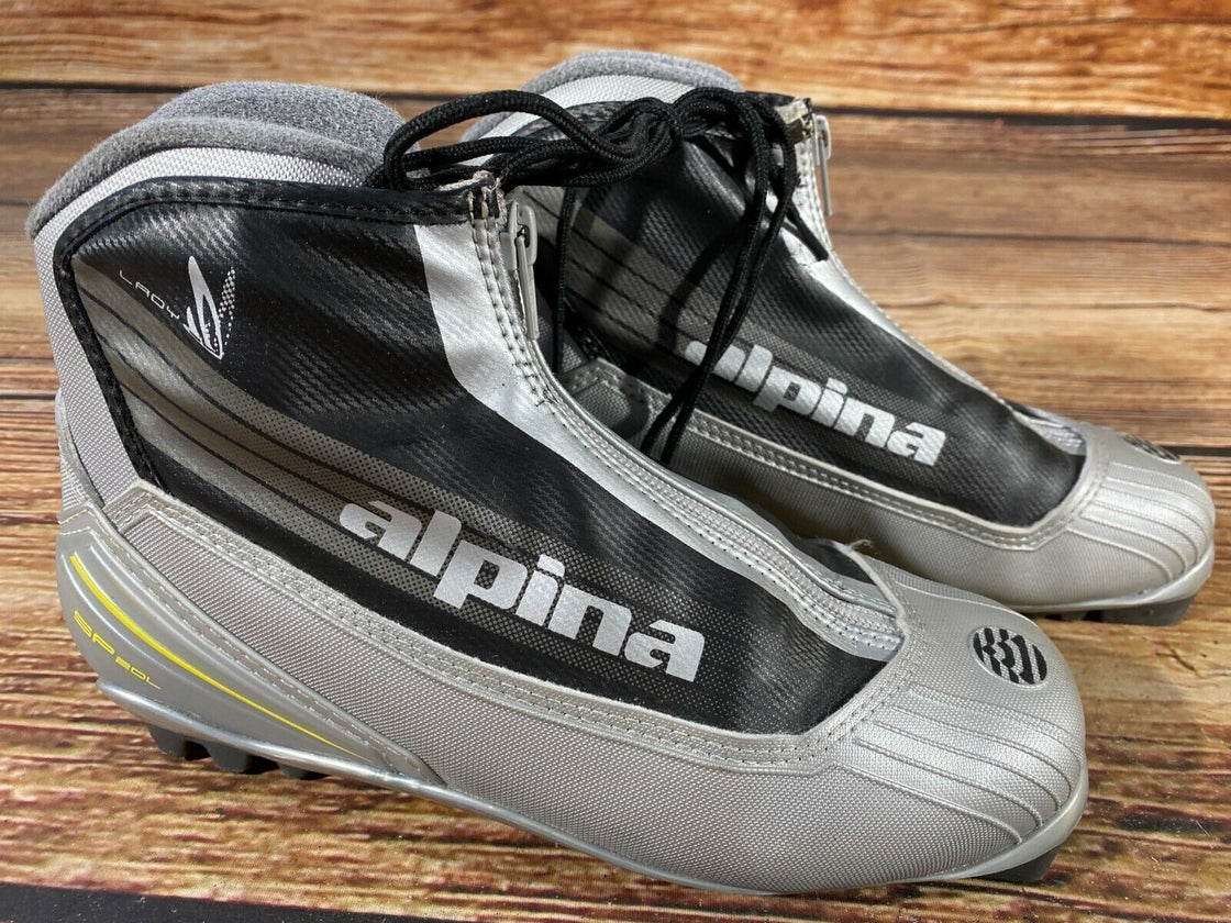 Alpina SP20L Nordic Cross Country Ski Boots Size EU37 US5 NNN bindings