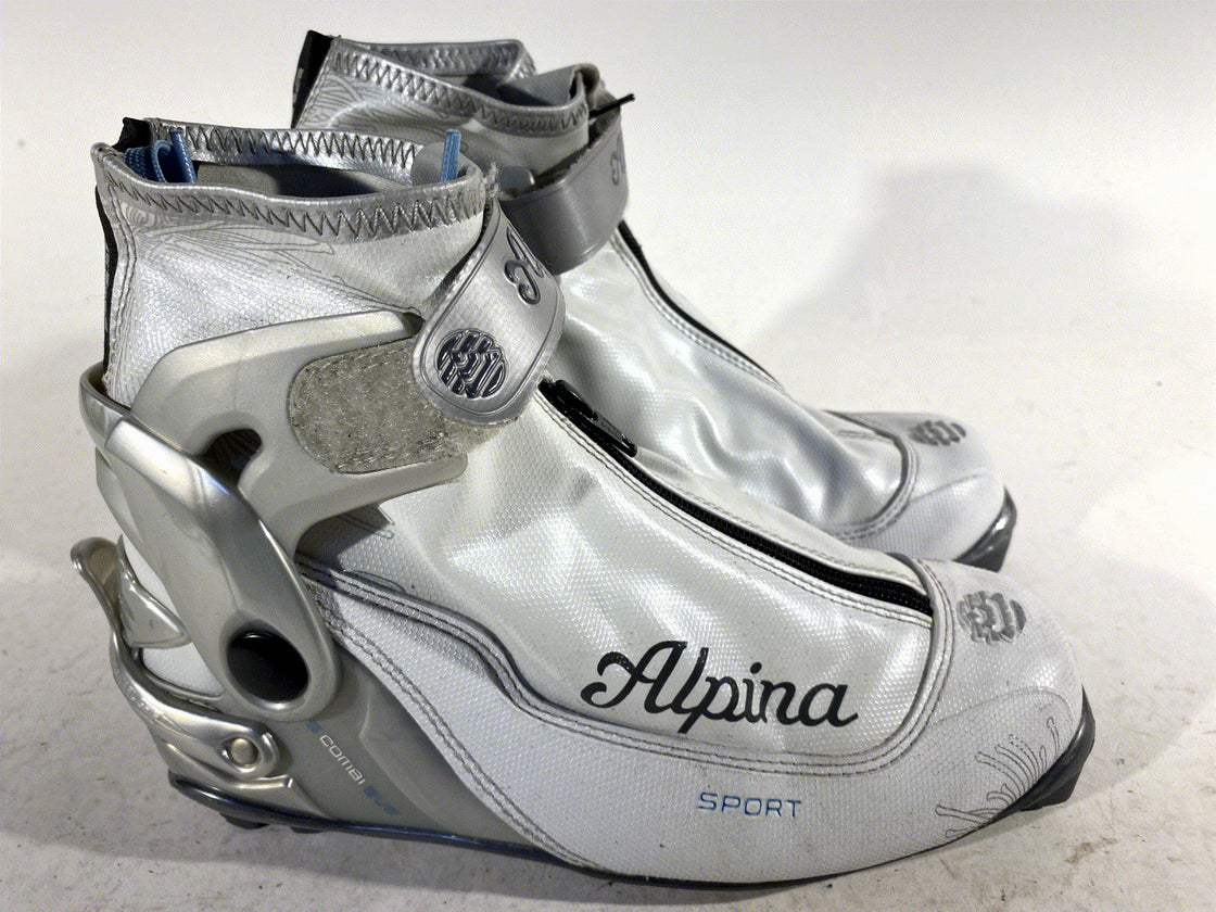 Alpina S Combi Nordic Cross Country Ski Boots Combi Size EU39 US7 NNN 286