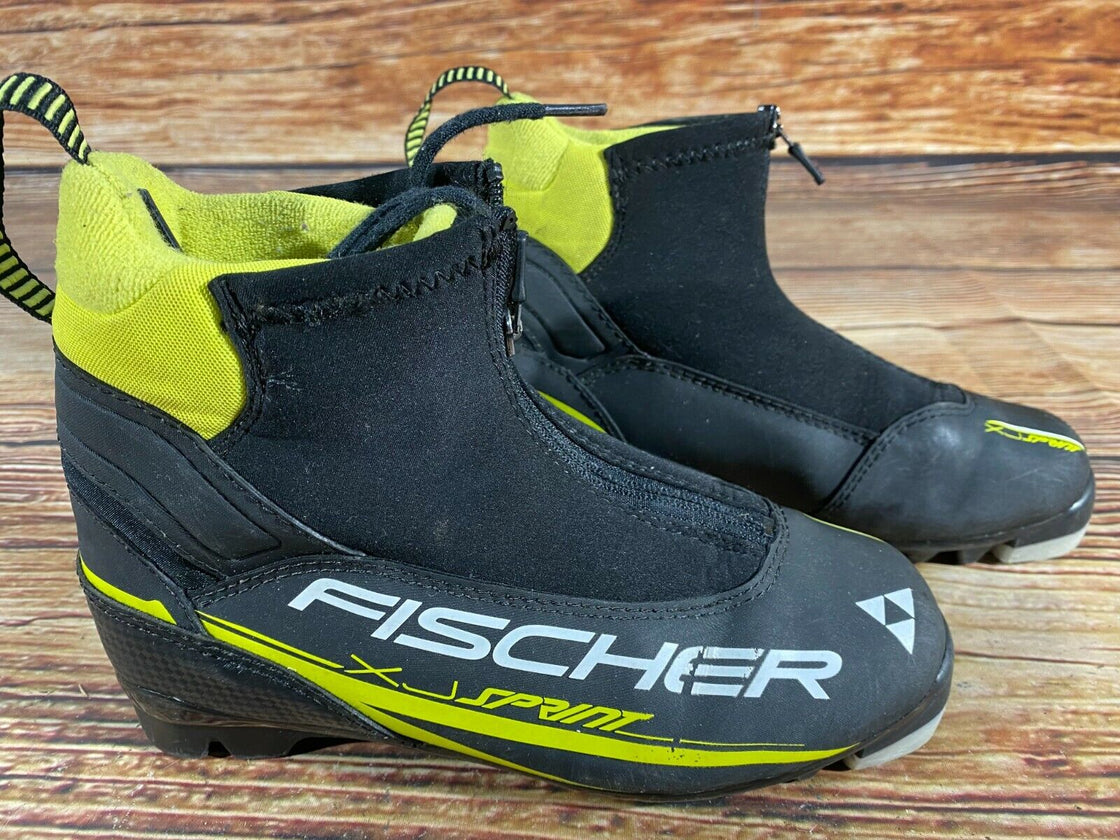 Fischer XJ Sprint Nordic Cross Country Ski Boots Size EU37 US5 NNN