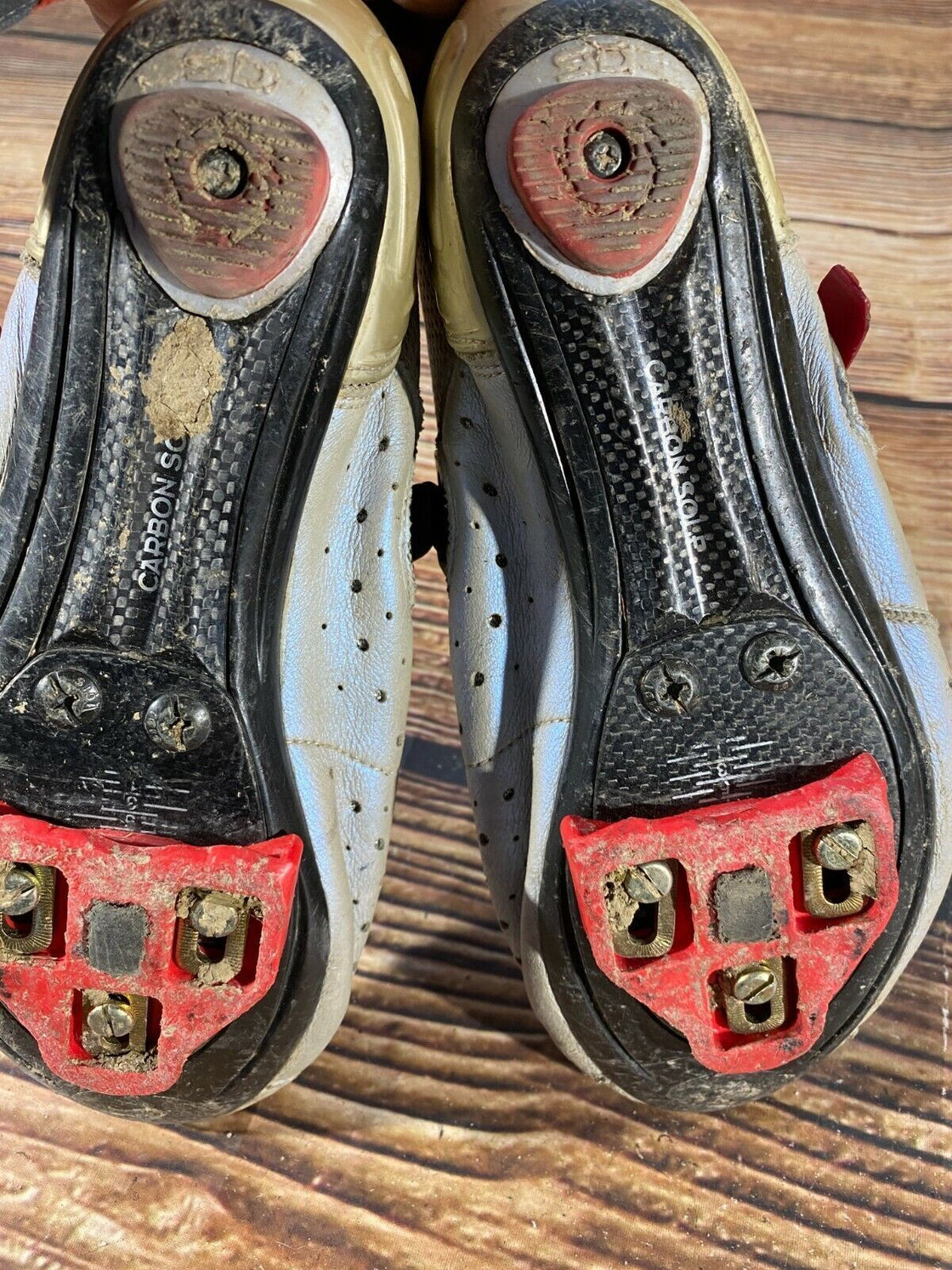 SIDI Ergo Carbon Road Cycling Shoes Clipless Biking Boots Size EU42.5 US7