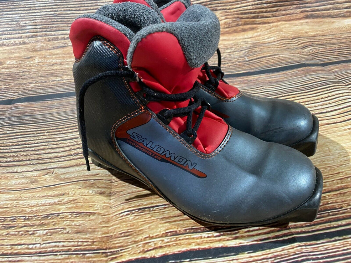 SALOMON Snowmonster Cross Country Ski Boots Size EU38 US5.5 SNS Profil