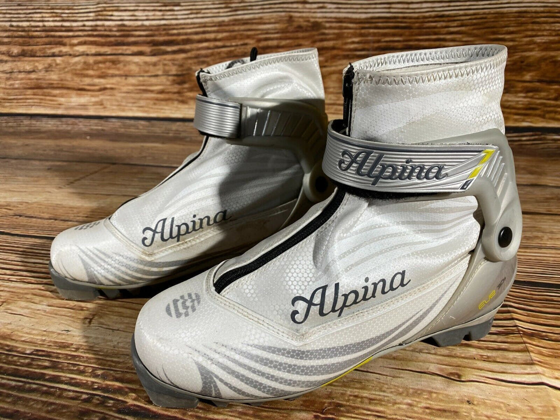 Alpina Eve30S Nordic Cross Country Ski Boots Size EU38 US6 NNN bindings