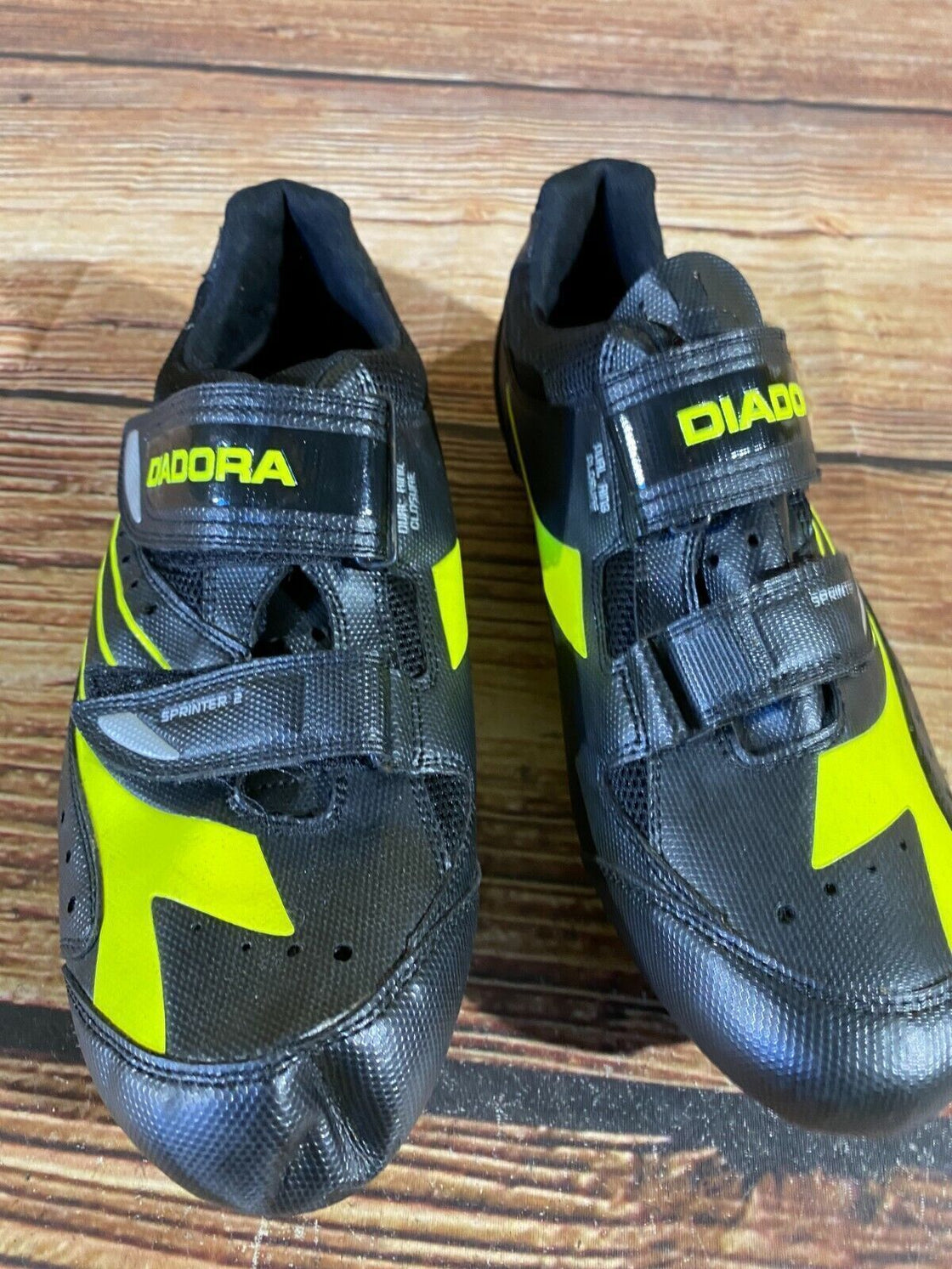 DIADORA Sprinter 2 Road Cycling Shoes Biking Boots 3 Bolts Size EU46, US12