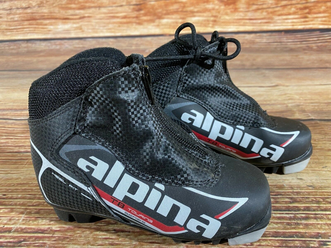 Alpina T8 Kids Nordic Cross Country Ski Boots Size EU29 US11 for NNN A-40