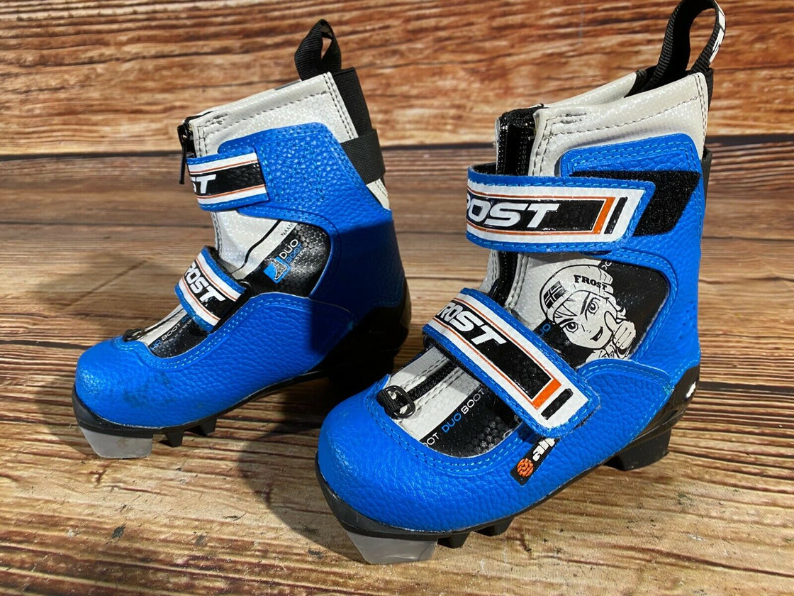 Alpina Frost Kids Nordic Cross Country Ski Boots Size EU25 US8.5 for NNN A-94