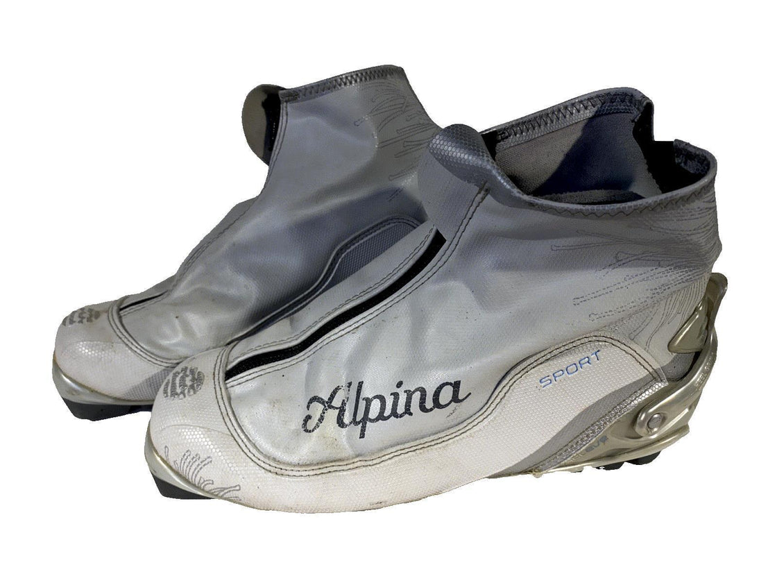 Alpina SCL Sport Classic Nordic Cross Country Ski Boots Size EU38 US6 for NNN 5