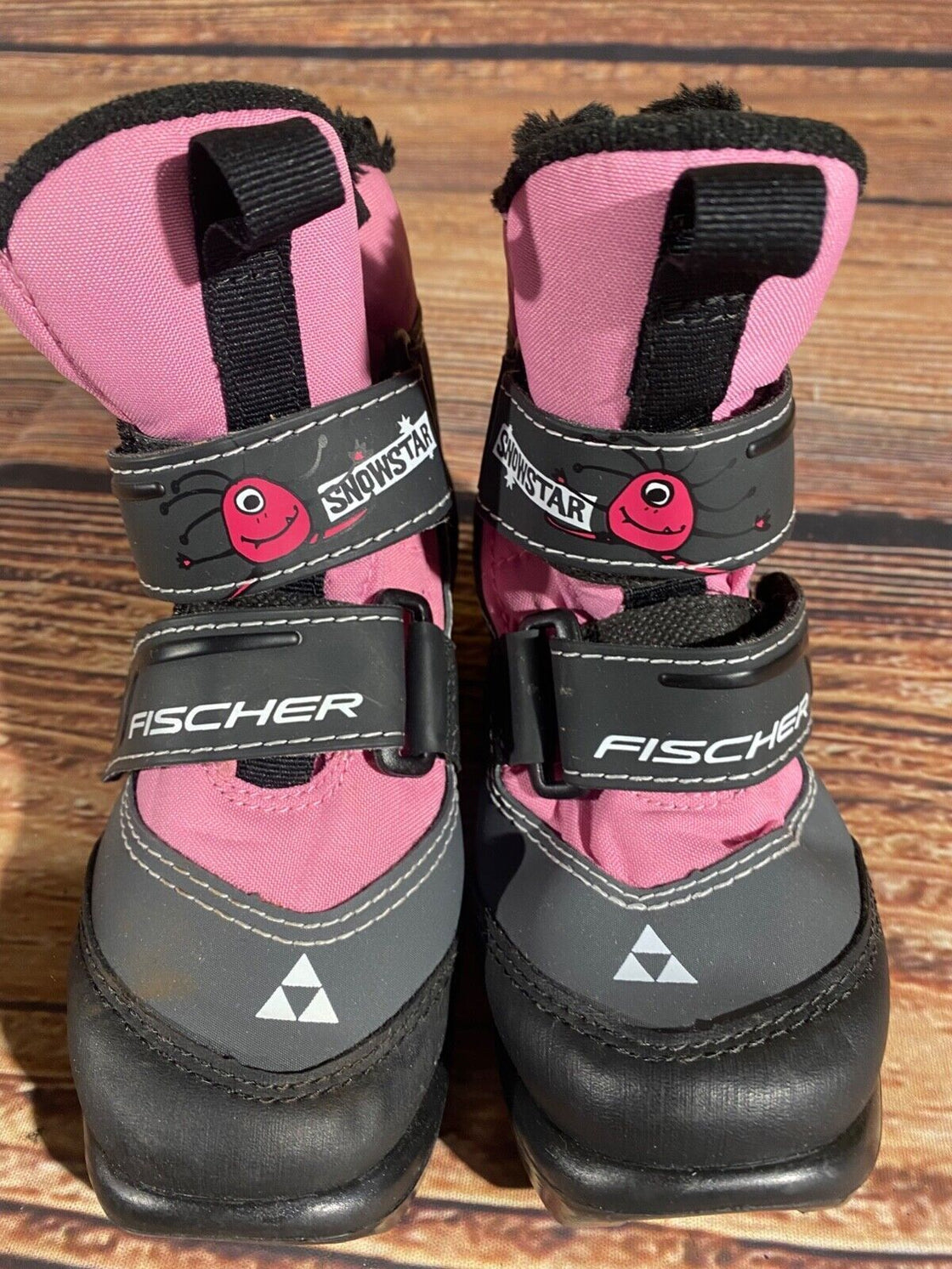 Fischer Snowstar Nordic Cross Country Ski Boots Kids Size EU29 US11 NNN F-498