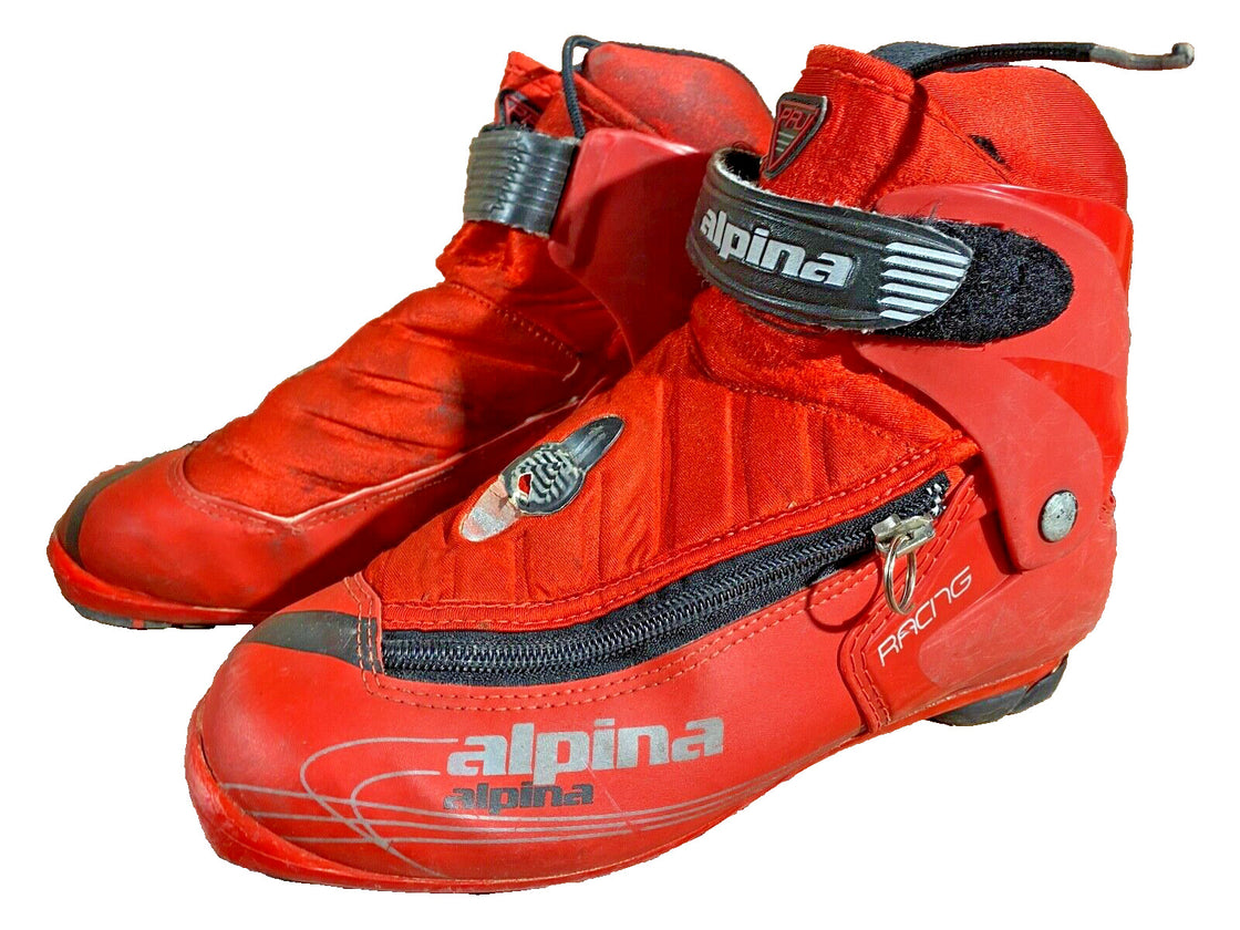 Alpina Racing Nordic Cross Country Ski Boots Size EU37 US5.5 for NNN