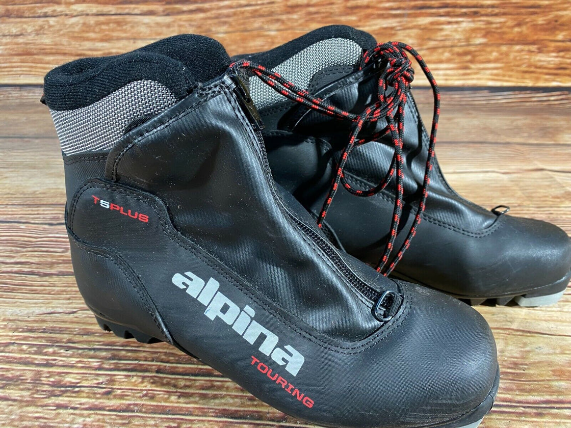 Alpina T5 Plus Nordic Cross Country Ski Boots Size EU39 US7 NNN