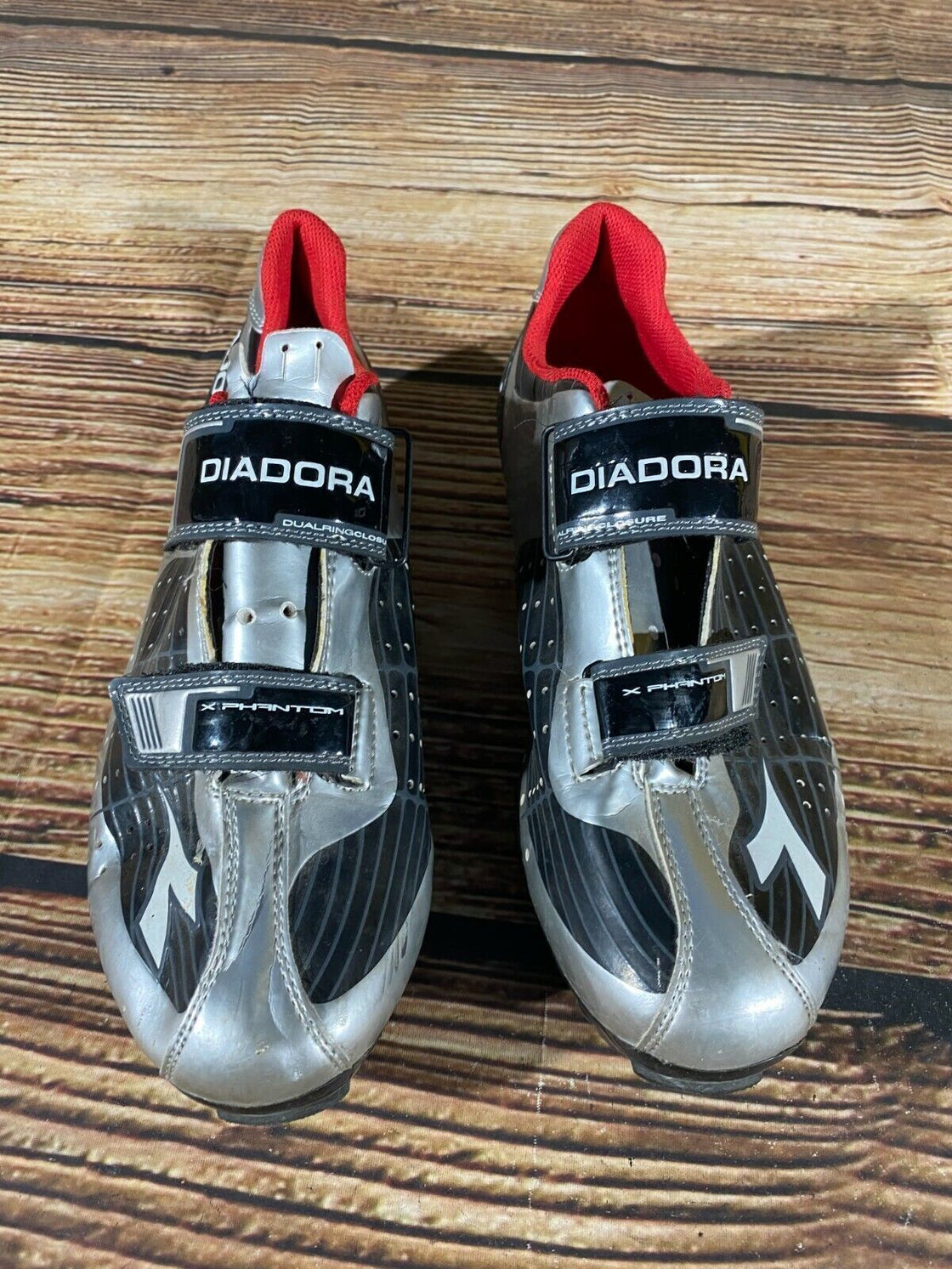 DIADORA X-Phantom Cycling MTB Shoes Mountain Biking Boots Size EU 42 with Cleats