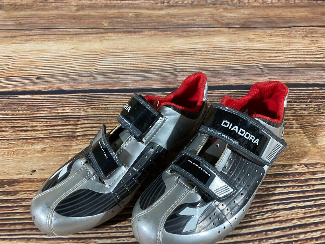 DIADORA Phantom Road Cycling Shoes Biking Boots 3 Bolts EU40, US7, Mondo 245