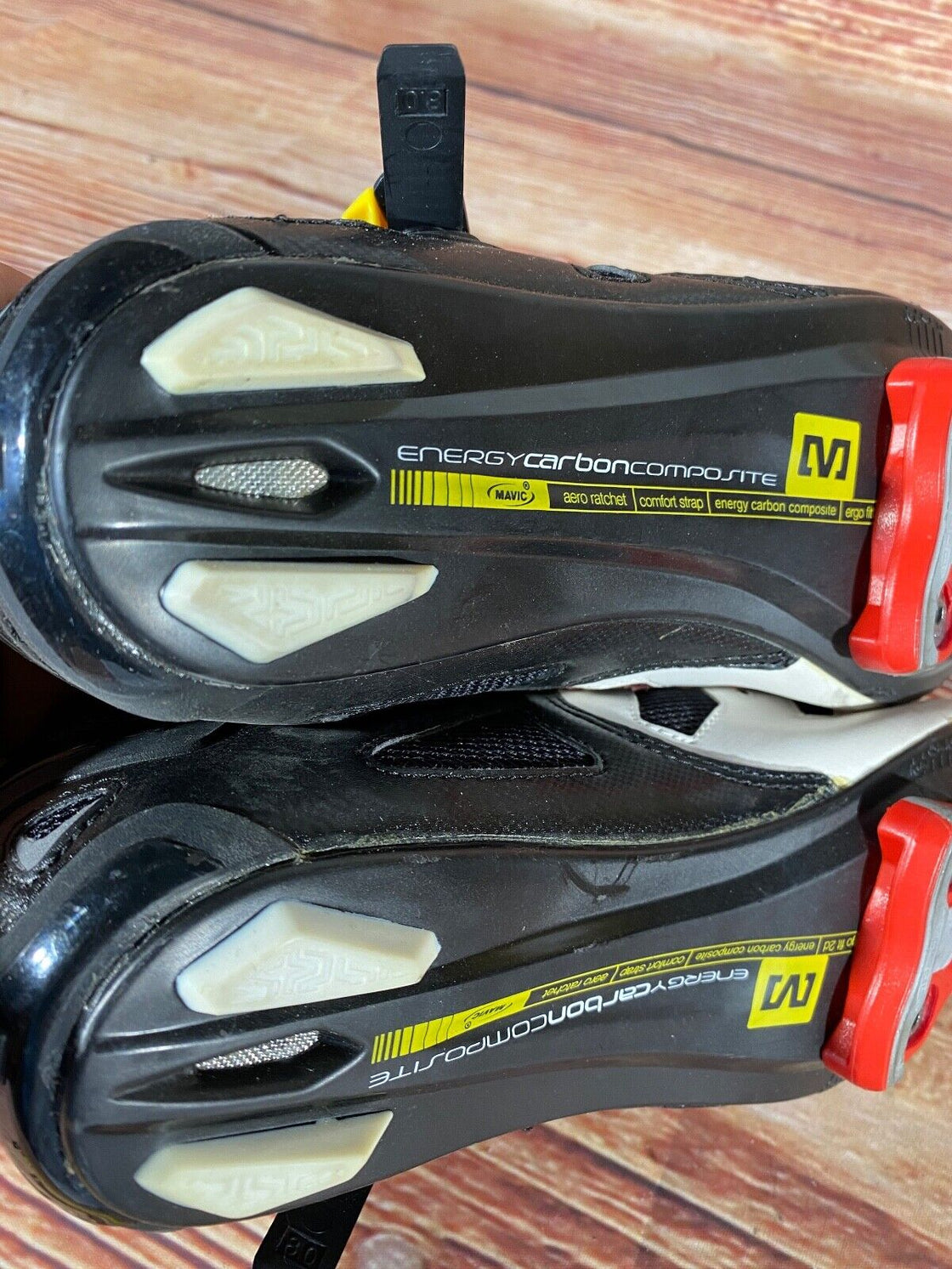 MAVIC Carbon Road Cycling Shoes 3 Bolts Unisex Size EU42  US8.5 Mondo 265