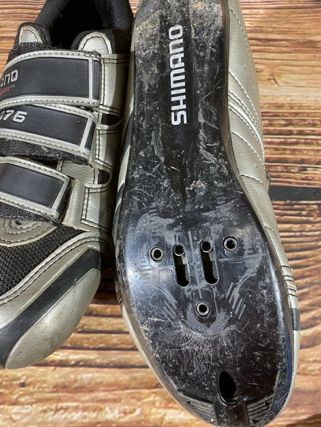 SHIMANO R076G Road Cycling Shoes 3 Bolts Size EU 43