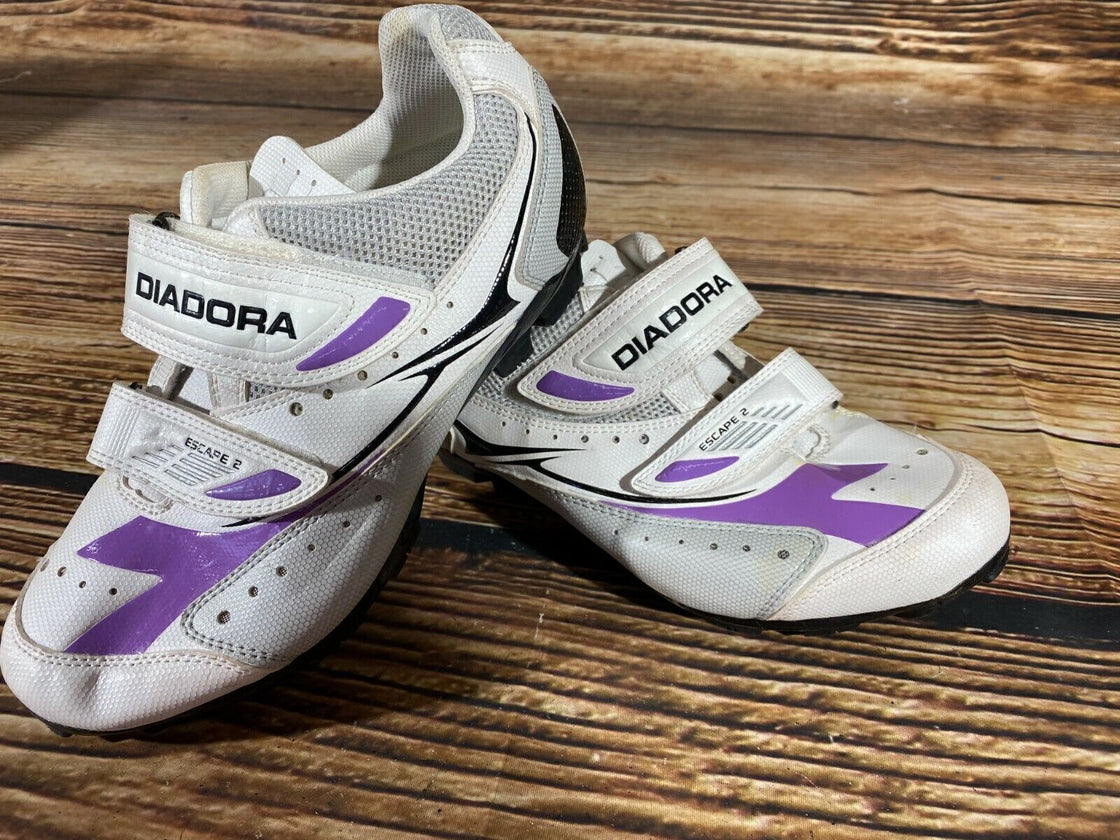 DIADORA Cycling MTB Shoes Mountain Biking Boots Ladies Size EU 39