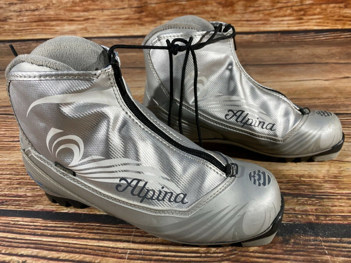 Alpina Eve28G Nordic Cross Country Ski Boots Size EU39 US7 NNN 1004