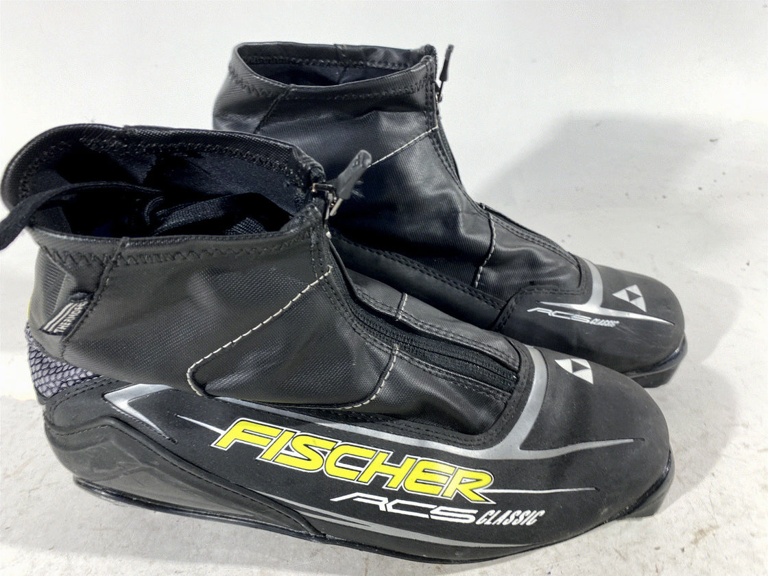 Fischer RCS Classic Nordic Cross Country Ski Boots Size EU42 US9 NNN 214