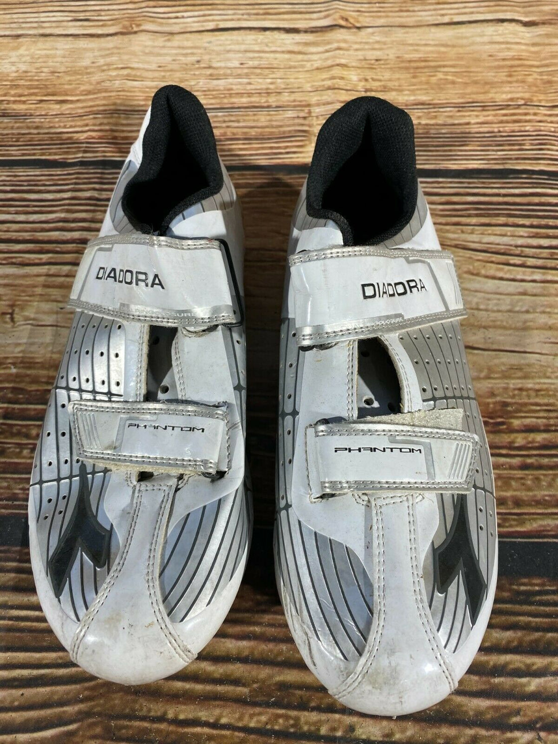 DIADORA Phantom Road Cycling Shoes Clipless Biking Boots Size EU41 US8 +Cleats