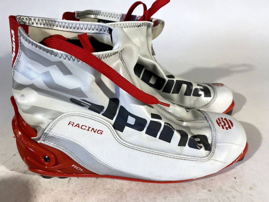 Alpina RCL Racing Nordic Cross Country Ski Boots Size EU44 US10.5 for NNN